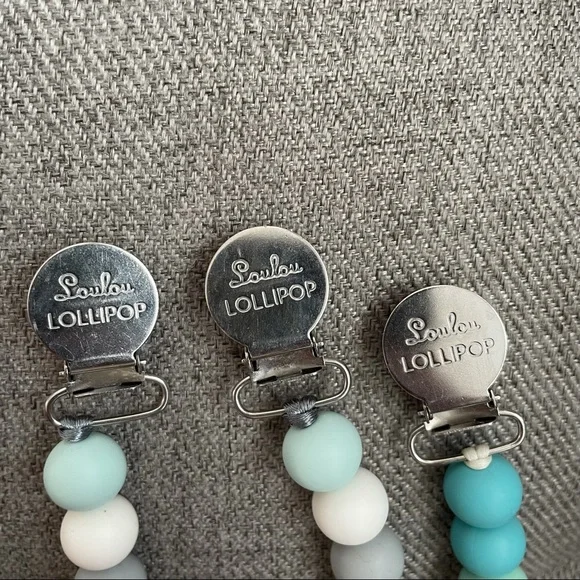 LouLou Lollipop Pacifier Teether Clips - Picture 2 of 3